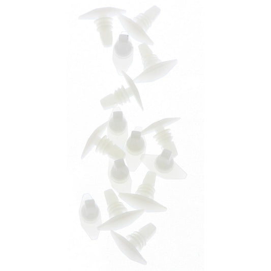 Champion Fasteners Weather Seal Clips Clear Len: 13mm Stem Dia: 6mm Head: 16X7mm TF41