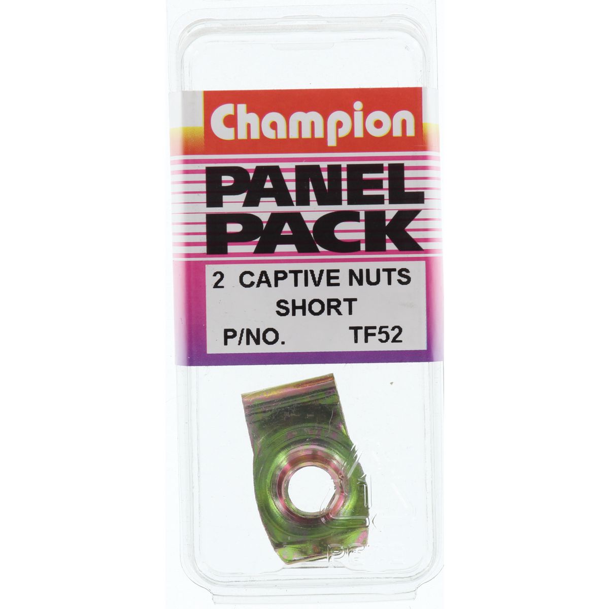 Champion Fasteners Short Captive Nuts M8X1.25mm TF52
