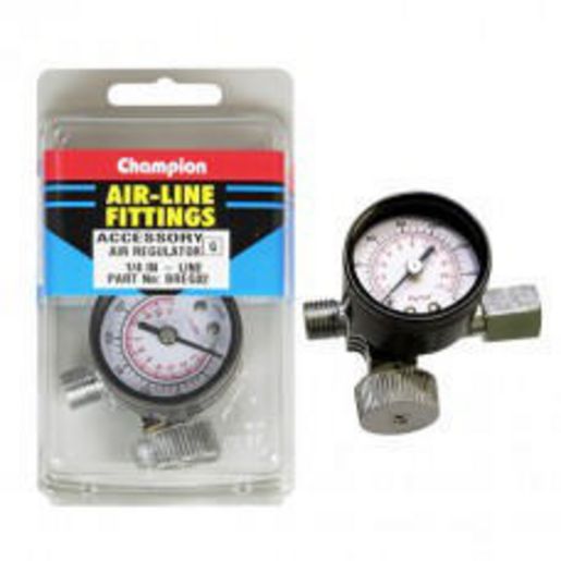 Champion Fasteners In Line Regulator/Gauge 1/4in BREG02