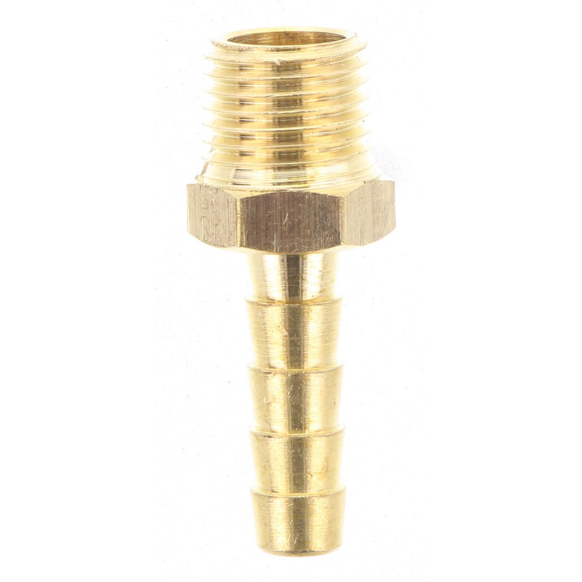 Champion Fasteners Hose Tail Straight Male Brass 1/4 X 1/4In B207B