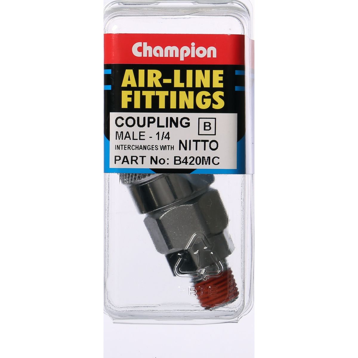 Champion Fasteners Male Coupling 1/4In B420MC