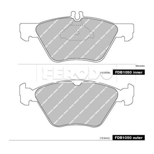 Ferodo Pad Set-Disc Brake FDB1050
