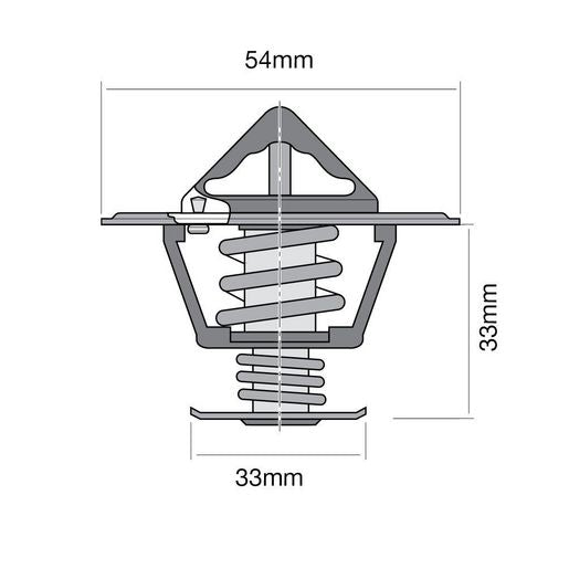 Tridon Thermostat (High Flow) TT329-170
