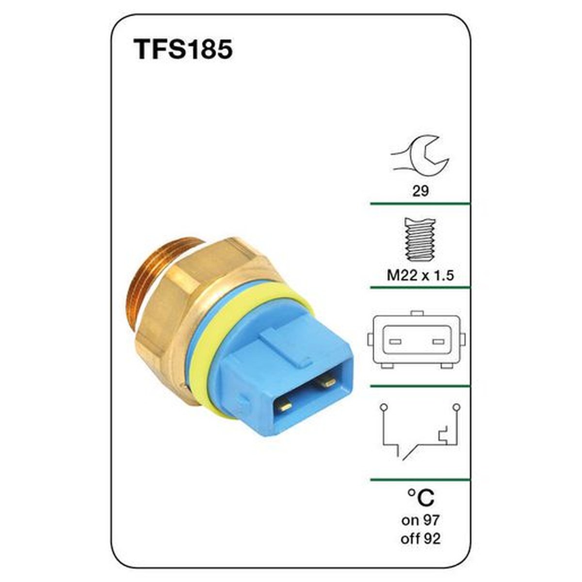 Tridon Fan switch TFS185