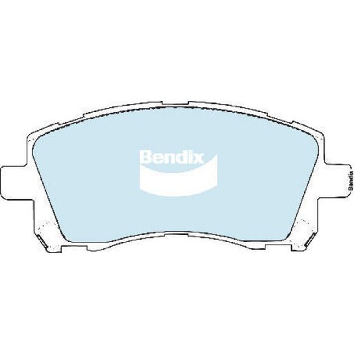Bendix Heavy Duty Brake Pad Set Front DB1342 HD