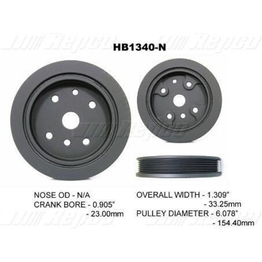 Powerbond OEM Replacement Harmonic Balancer HB1340N