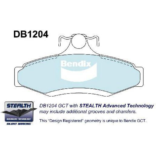 Bendix Ultimate Brake Pad Set Rear DB1204 ULT
