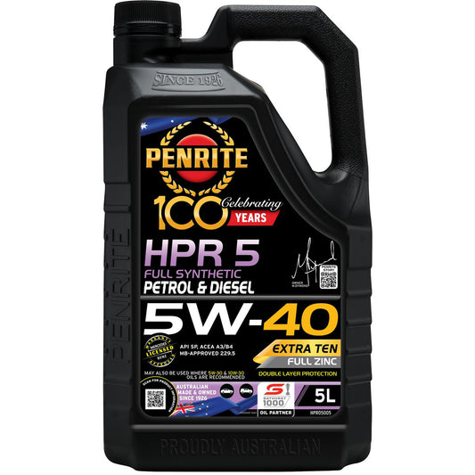 Penrite HPR 5 SAE 5W-40 Engine Oil 5L