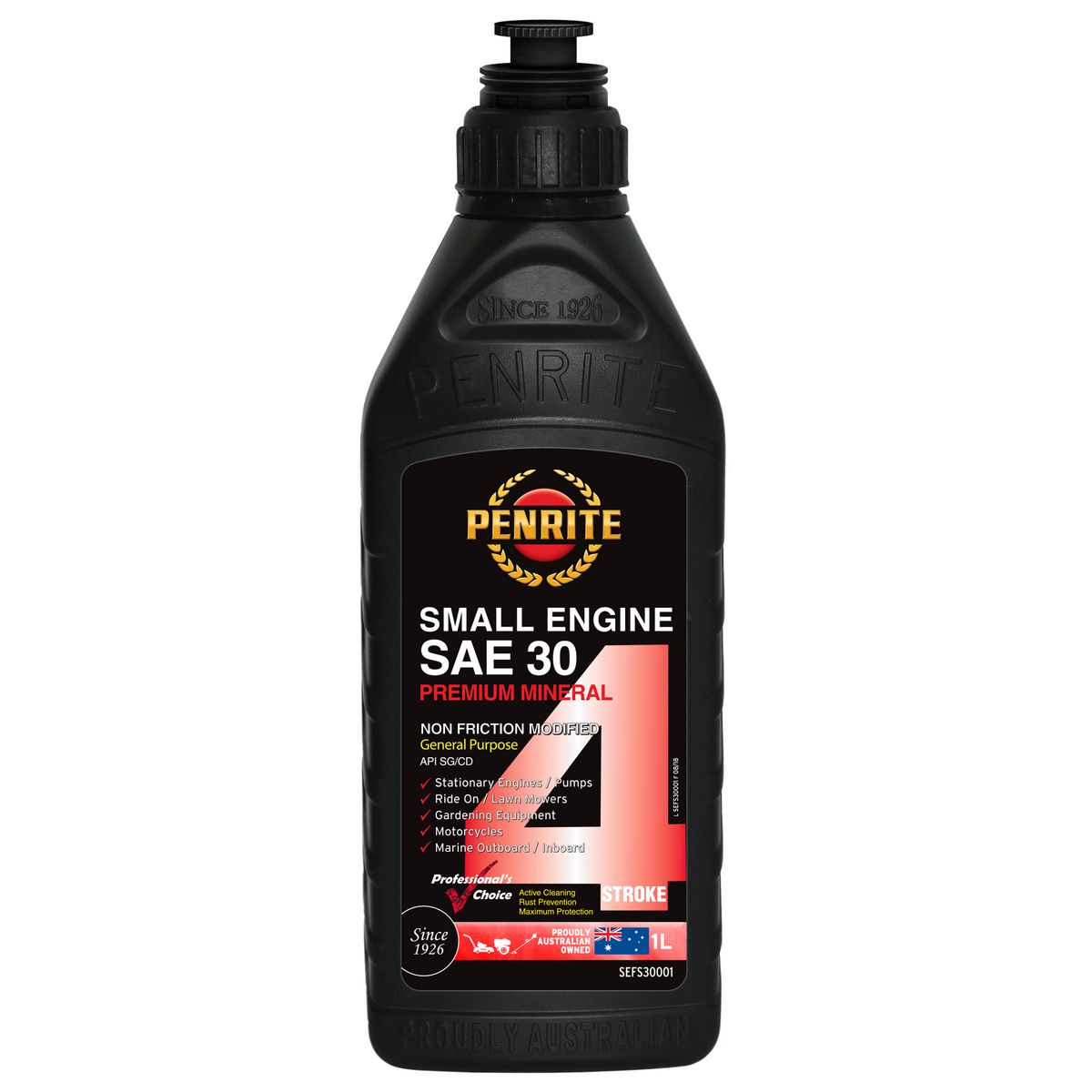 Penrite Small Engine 4 Stroke Oil SAE 30 1L