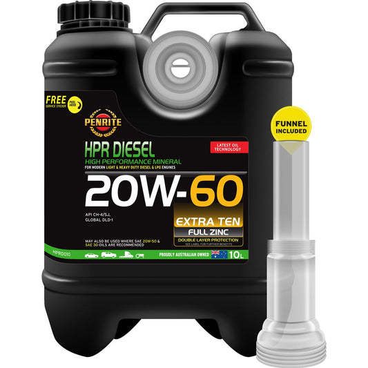 Penrite HPR Diesel SAE 20W-60 Engine Oil 10L