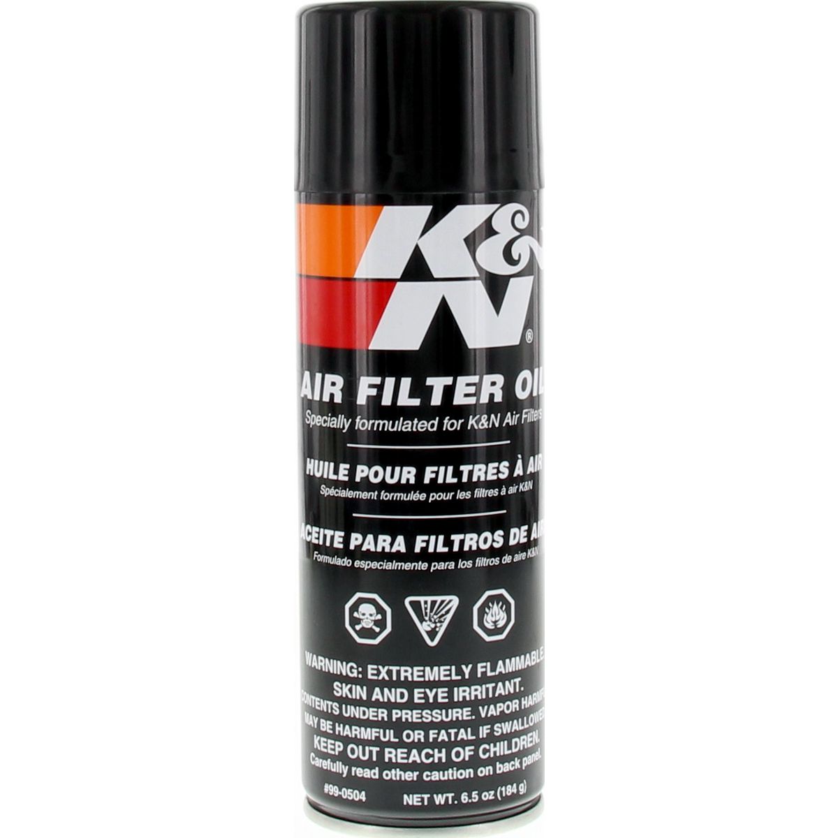 K&N Air Filter Oil 192mL Aerosol 99-0504