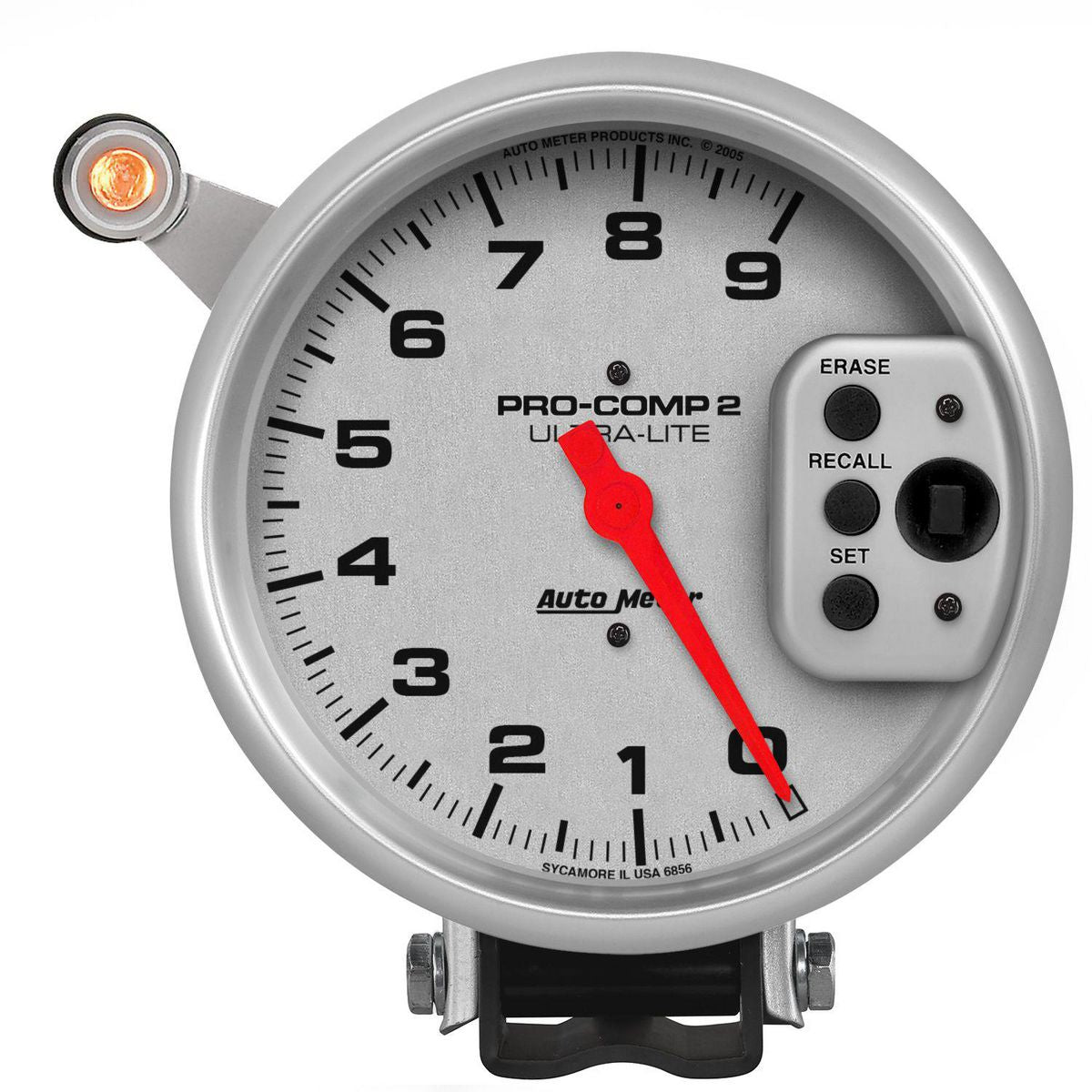 Autometer Ultra-Lite 5in Tacho Gauge 9,000rpm Pedestal Mount w/Shift Light AU6856