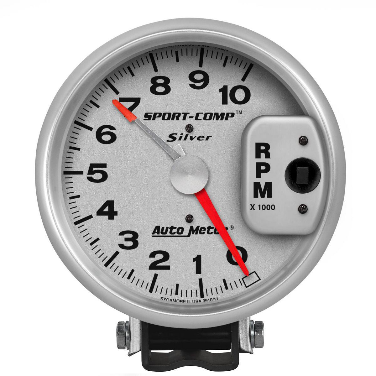 Autometer Ultra-Lite 5in Tacho Gauge 10,000rpm Pedestal Mount w/Adjustable Pointer AU3910