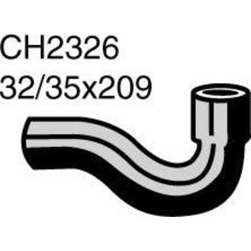 Mackay Bottom Radiator Hose CH2326
