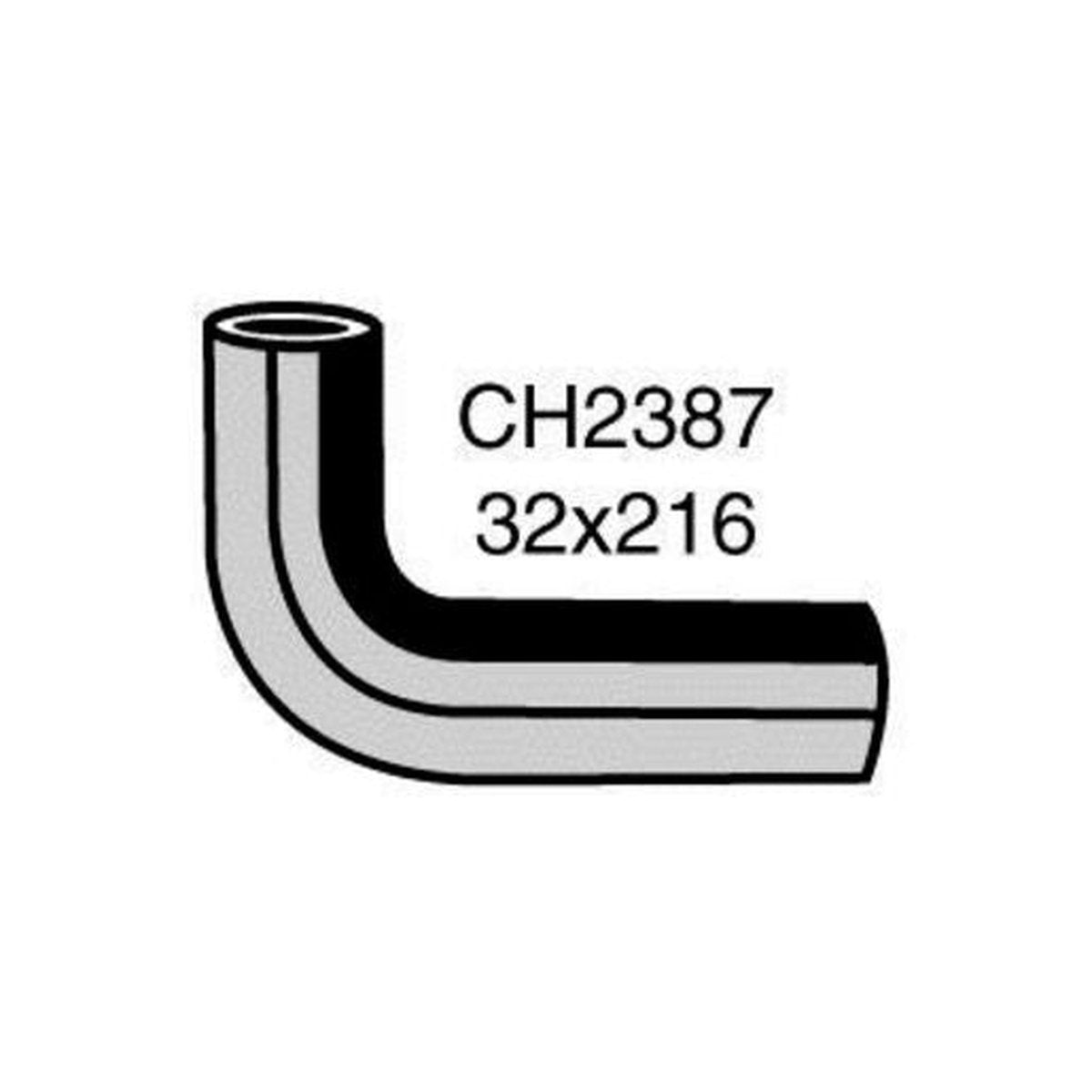 Mackay Bottom Radiator Hose CH2387