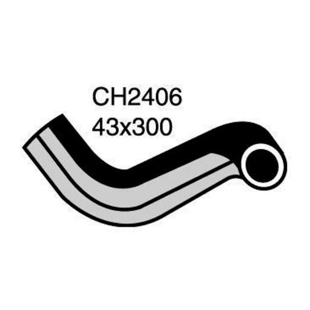 Mackay Top Radiator Hose CH2406