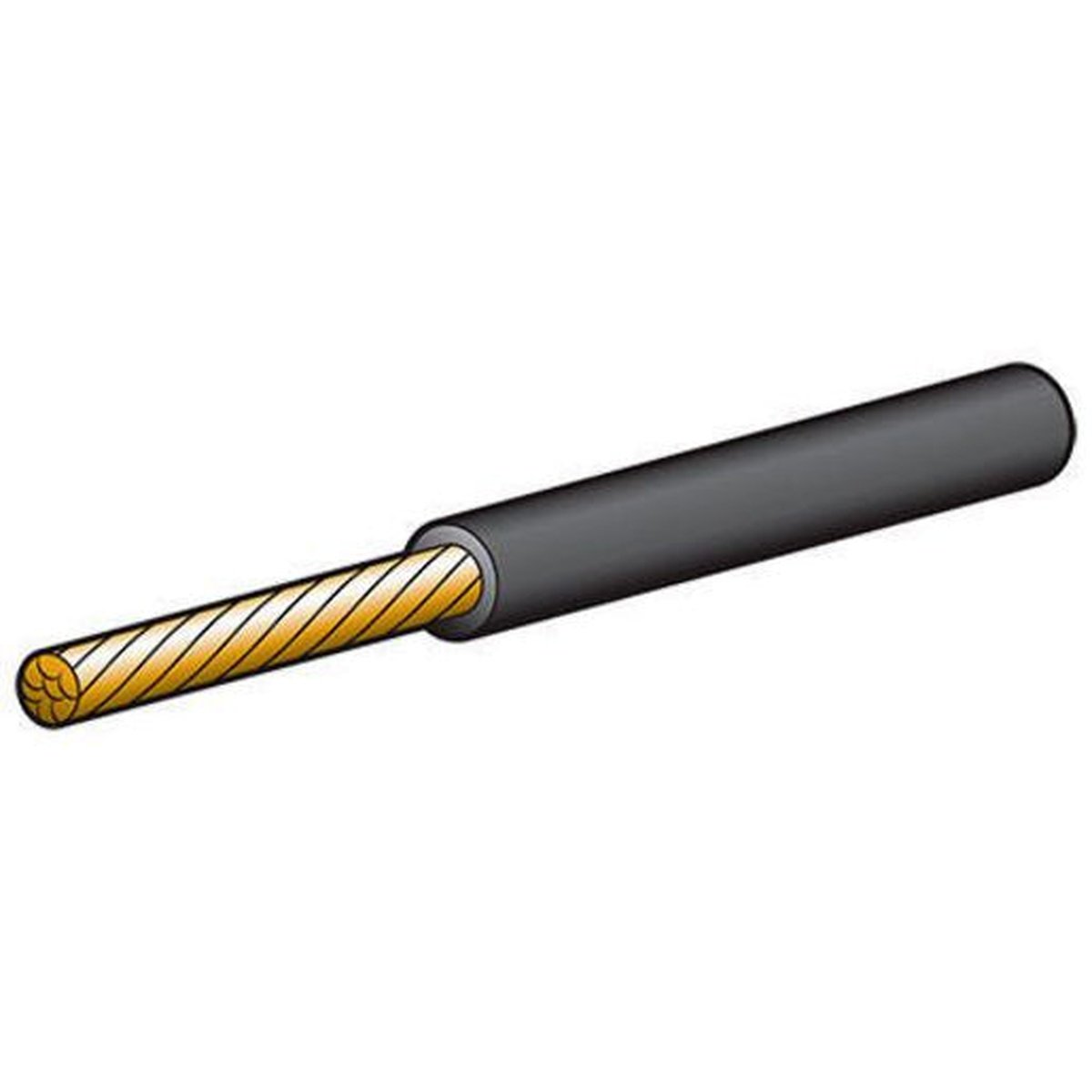 Narva Auto Cable 15A 4mm x 4m Black 5814-4BK