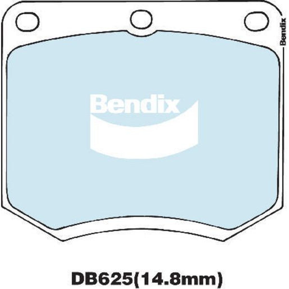 Bendix Heavy Duty Brake Pad Set Front DB625 HD