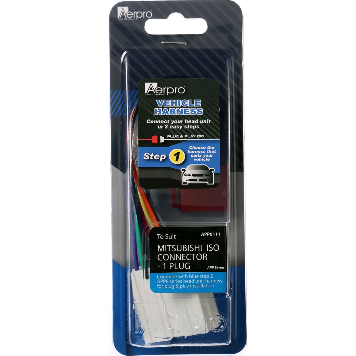 Aerpro Primary ISO Harness Suits Mitsubishi