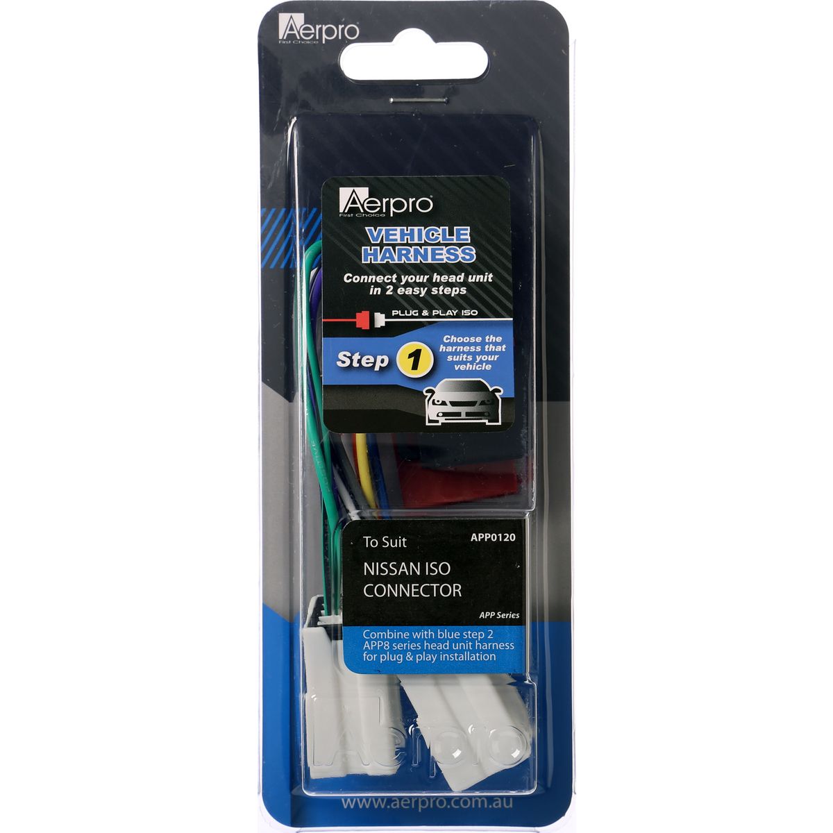 Aerpro Primary ISO Harness Suits Nissan Small 2 Plug