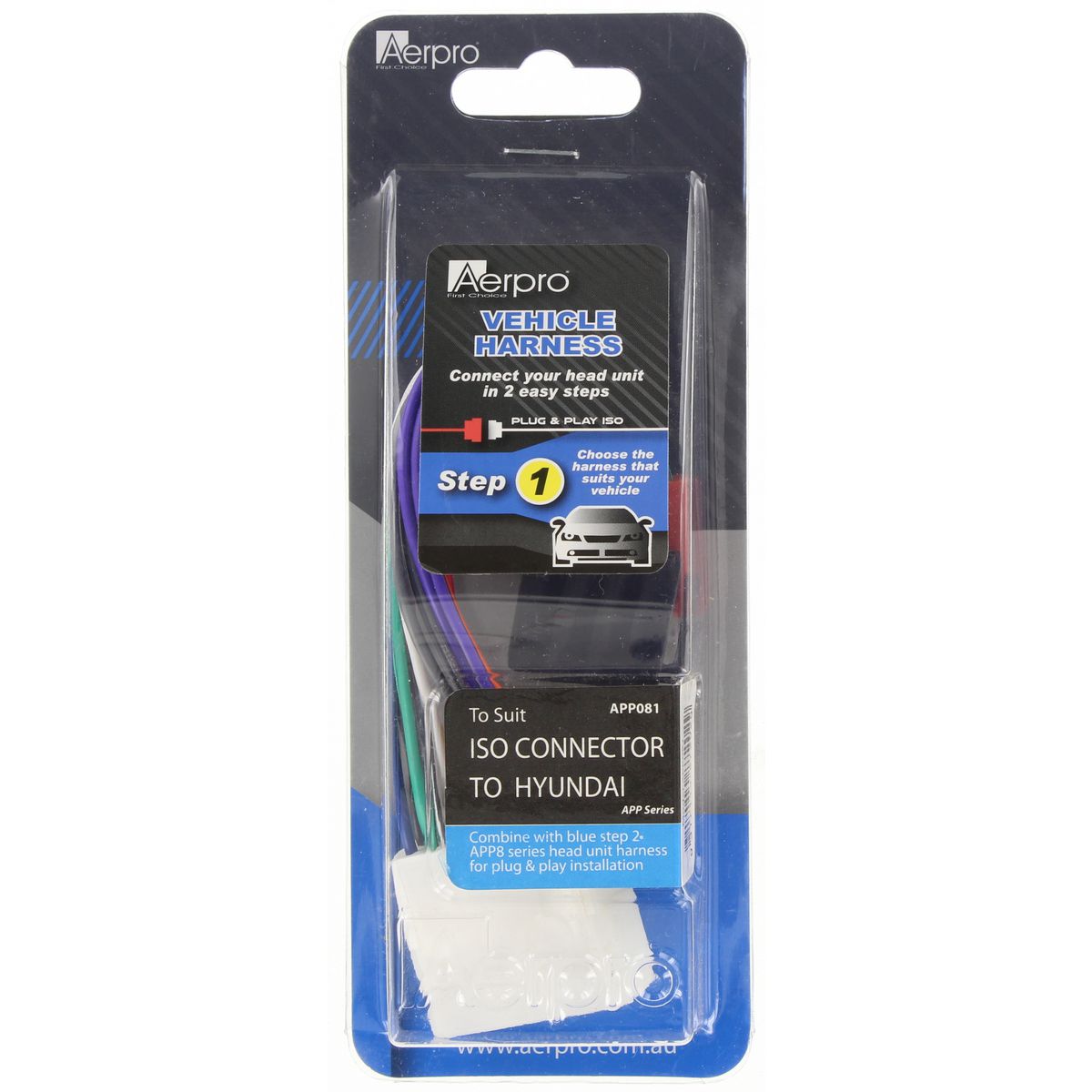 Aerpro ISO Harness fits Hyundai