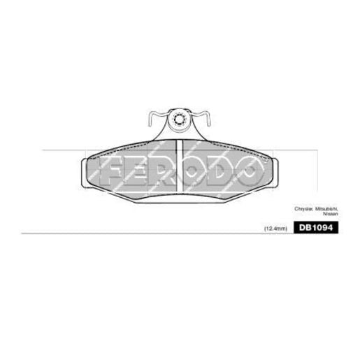 Ferodo Brake Pad Set DB1094GP
