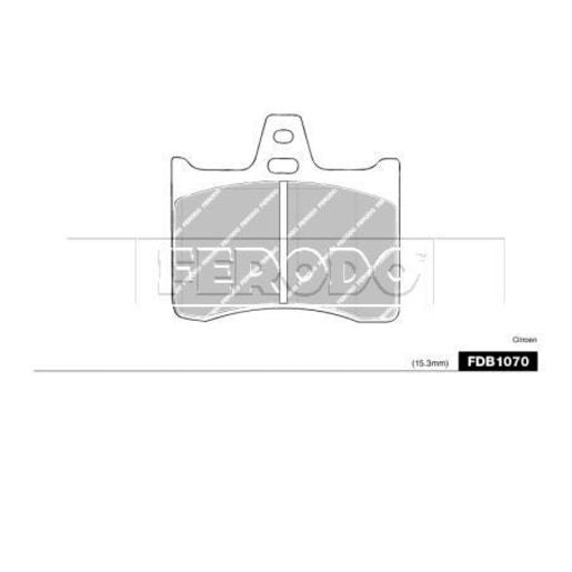 Ferodo Brake Pad Set FDB1070A