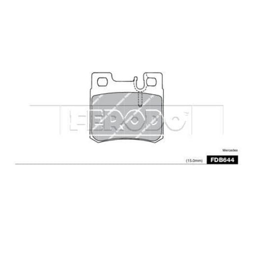 Ferodo Brake Pad Set FDB644