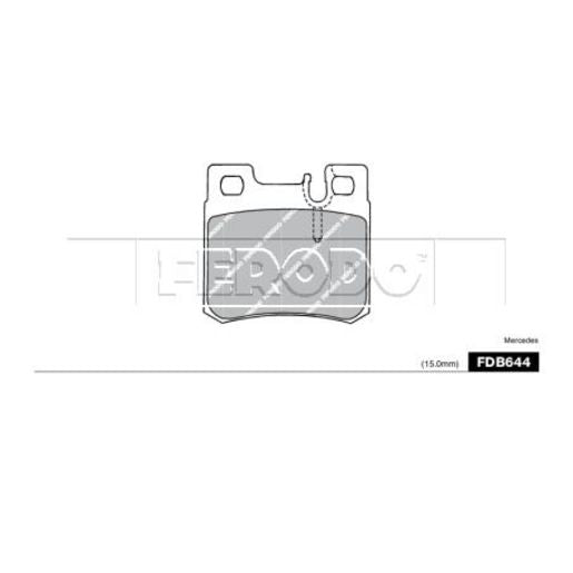 Ferodo Brake Pad Set FDB644