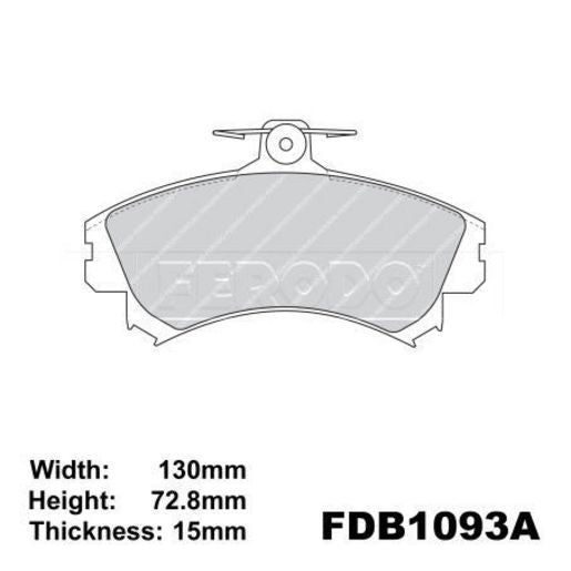 Ferodo Brake Pad Set FDB1093A