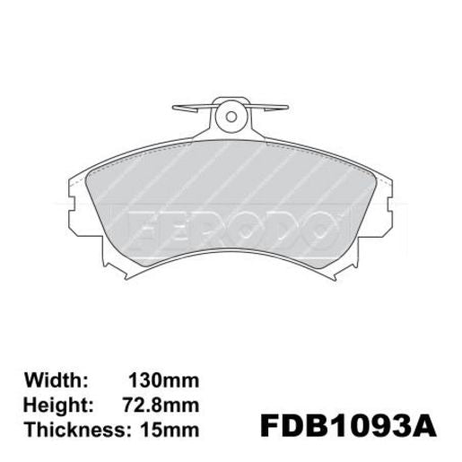 Ferodo Brake Pad Set FDB1093A