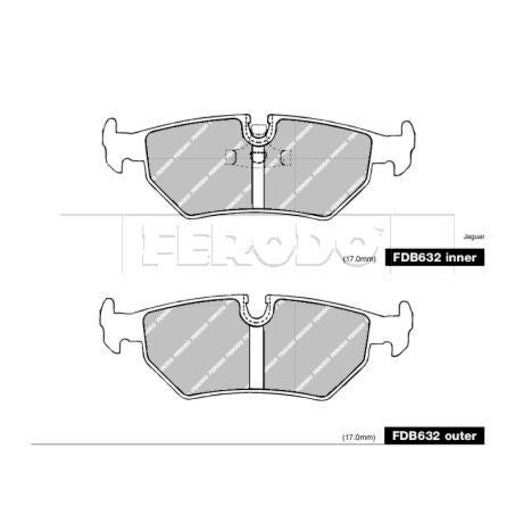 Ferodo Brake Pad Set FDB632A