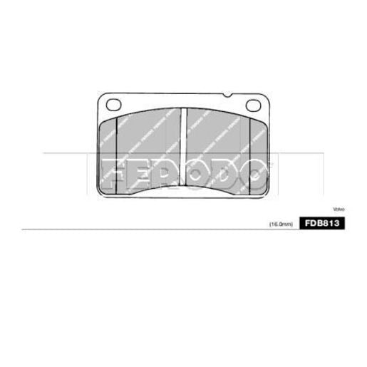 Ferodo Brake Pad Set FDB813A