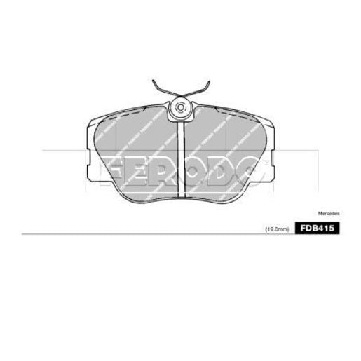 Ferodo Brake Pad Set FDB415A