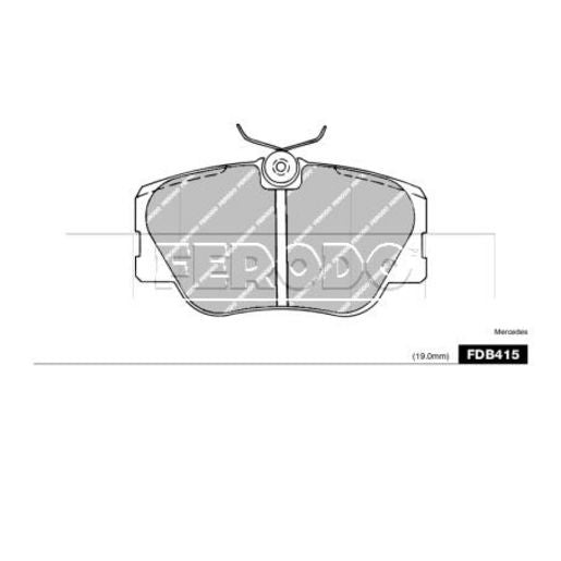 Ferodo Brake Pad Set FDB415A