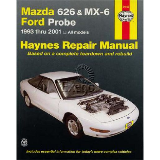 Haynes Owner's Workshop Manual - Mazda MX6 & Mazda 626 1993-2001 61042