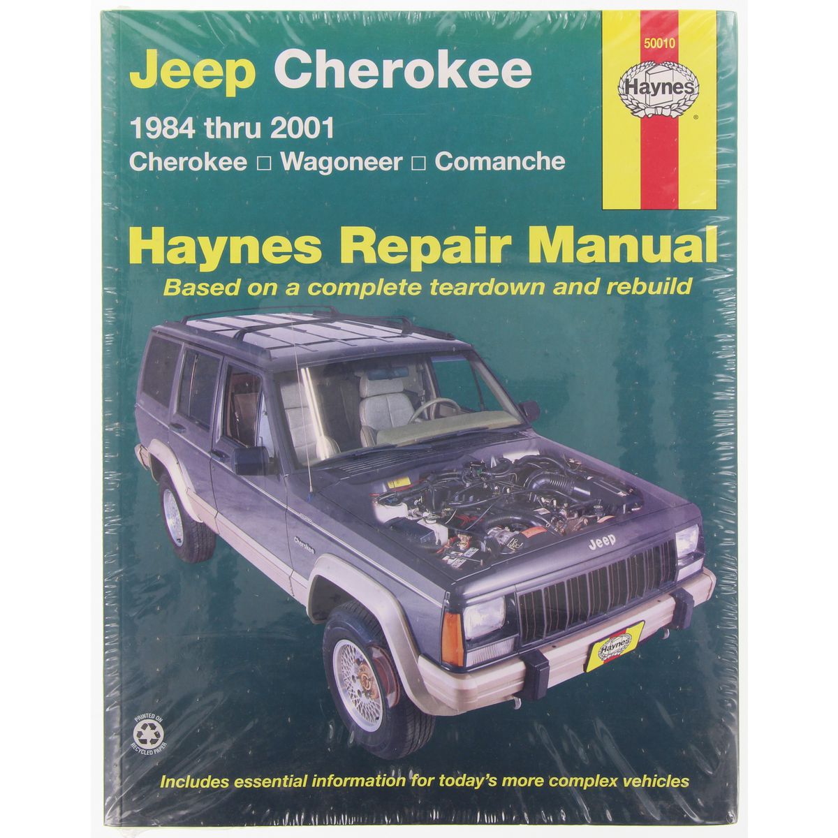 Haynes Owner's Workshop Manual - Jeep Cherokee 1984-1997 50010