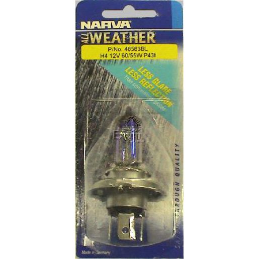 Narva H4 P43T-38 All Weather Globe 12V 60/55W 48583BL