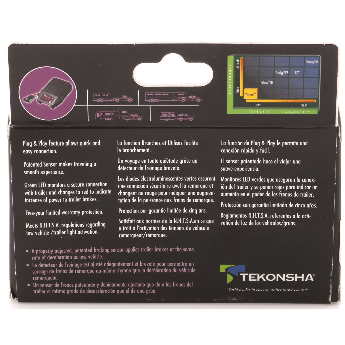 Tekonsha Voyager Trailer Brake Control Proportional 9030-AUS