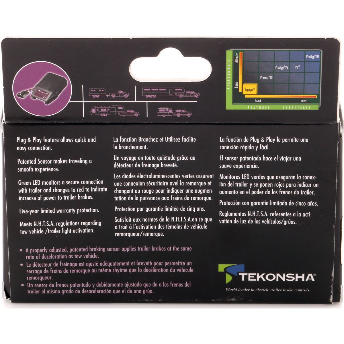 Tekonsha Voyager Trailer Brake Control Proportional 9030-AUS
