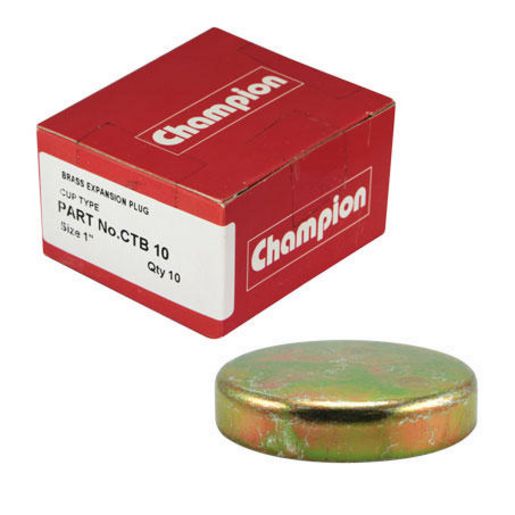 Champion Fasteners Welch Plug Cup Brass 1In CTB10