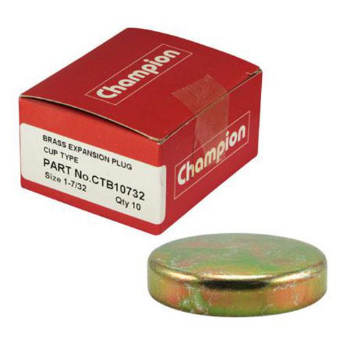Champion Fasteners Welch Plug Cup Brass 1 7/32in CTB10732