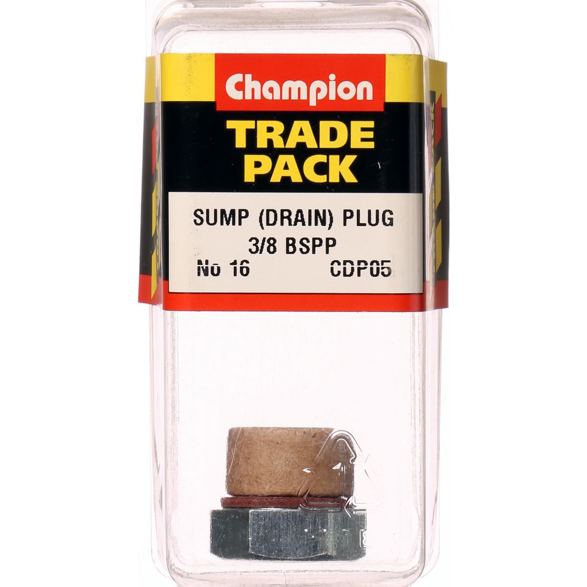 Champion Fasteners Drain Plug No.16 3/8In Bspp CDP05