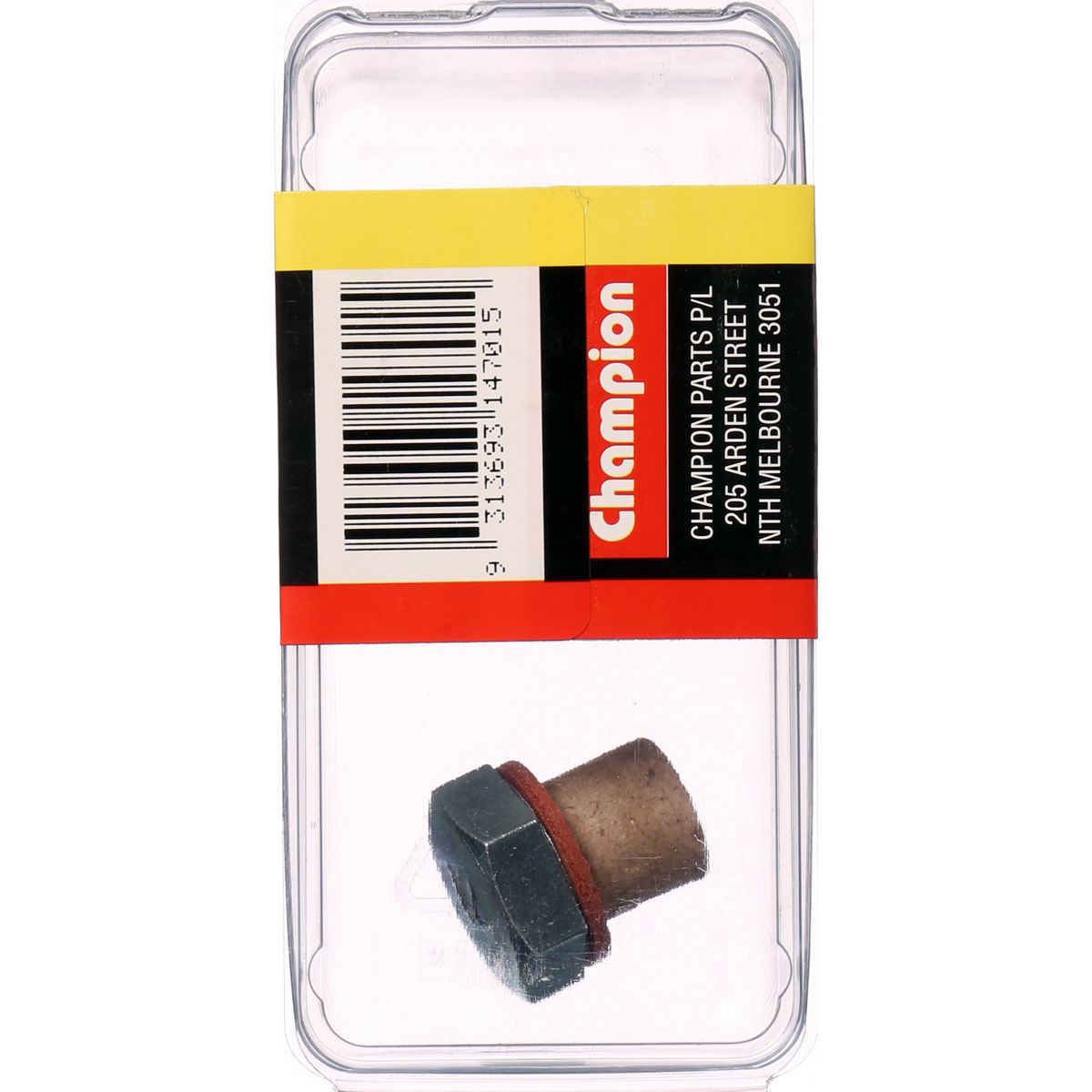Champion Fasteners Drain Plug No.12F M12 X 1.25mm CDP07