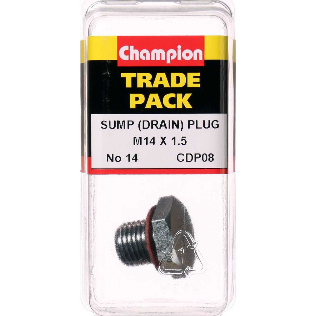 Champion Fasteners Drain Plug No.14 M14 X 1.5mm CDP08