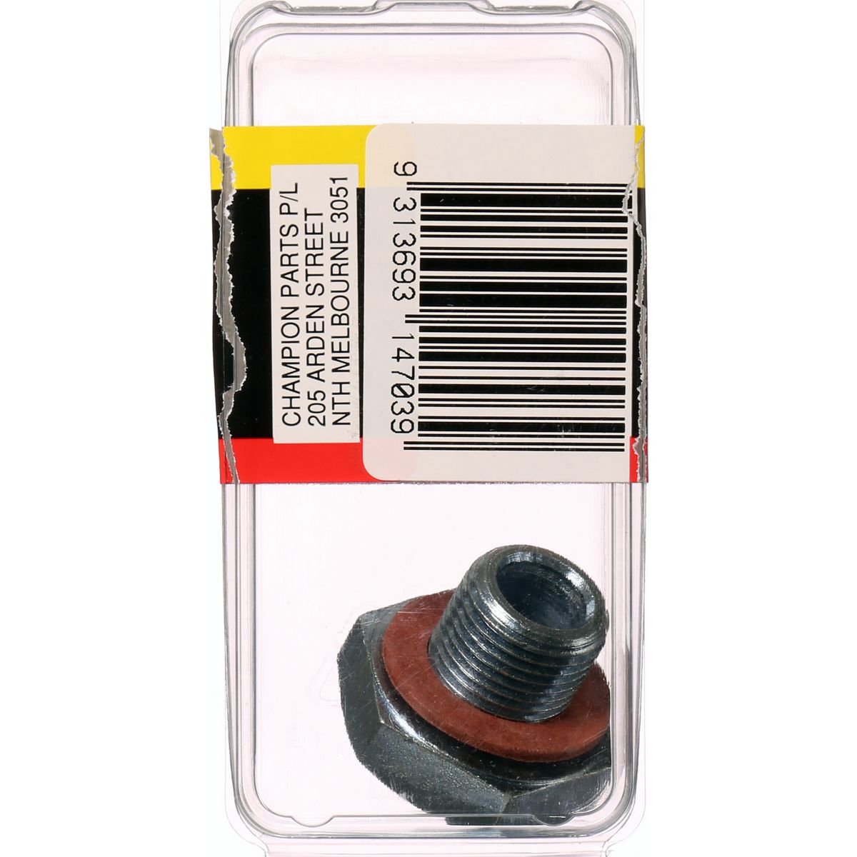 Champion Fasteners Drain Plug No.18 M18 X 1.5mm CDP09