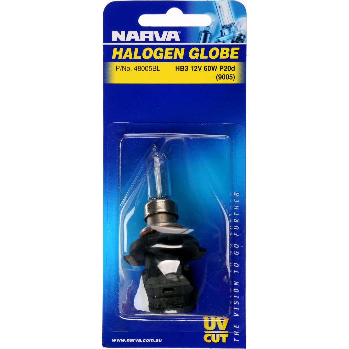 Narva Globe Halogen HB3 12V 60W 48005BL