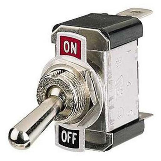 Narva Metal Toggle Switch Off/On Spst (Contacts Rated 20A At 12V) 100 Pce 60060/100
