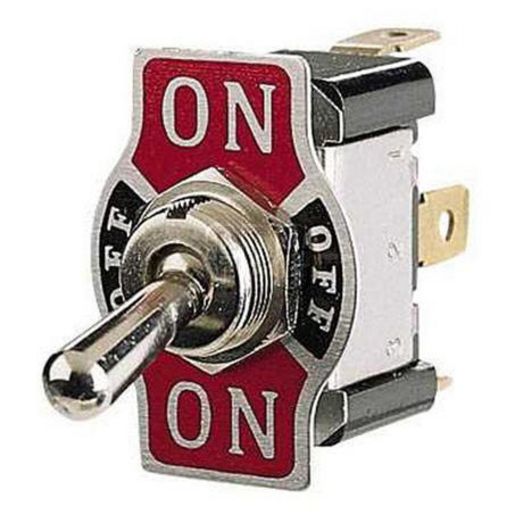 Narva Metal Toggle Switch On/Off/On Spdt (Contacts Rated 20A @ 12V) 100 Pce 60061/100