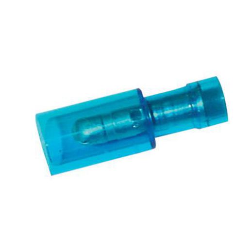 Narva Terminal Male Bullet Blue 4mm (100Pk) 56149